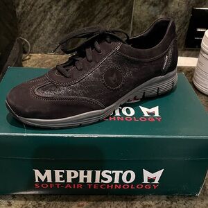 Mephisto Black Bucksoft Yael Yadrin Shoes